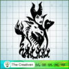 Maleficent Dragon Crow Shadow SVG Cut File for Cricut & Silhouette