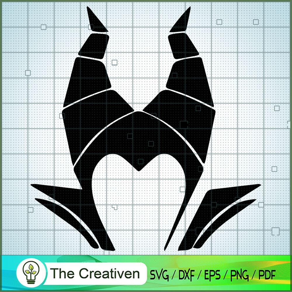 Maleficent Head Shadow Vector SVG Cut File for Cricut & Silhouette 1 Maleficent Head Shadow Vector SVG Cut File for Cricut & Silhouette