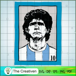 Legend Maradona SVG, Diego Maradona SVG, Soccer Argentina SVG