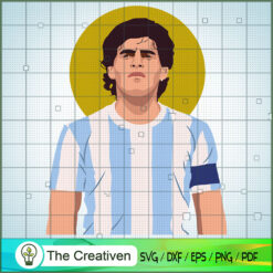 Maradona Legend SVG, Diego Maradona SVG, Soccer Argentina SVG