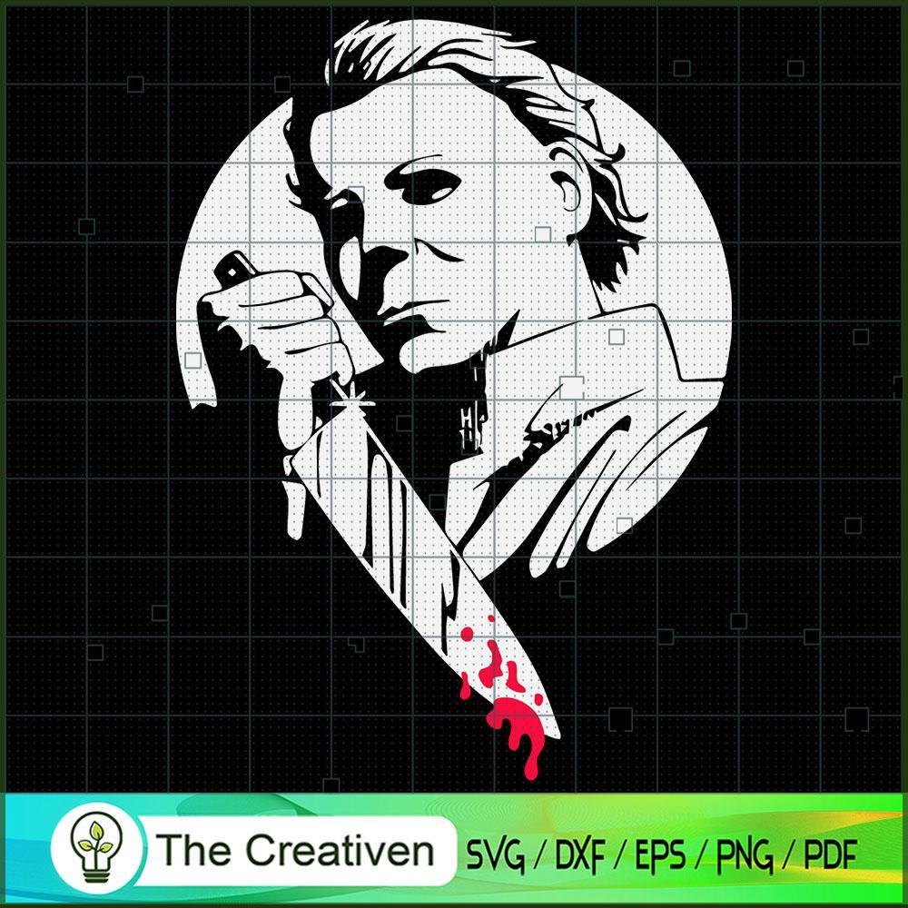 Michael Myers Knife Blood Killer SVG Cut File for Cricut & Silhouette 1 Michael Myers Knife Blood Killer SVG Cut File for Cricut & Silhouette