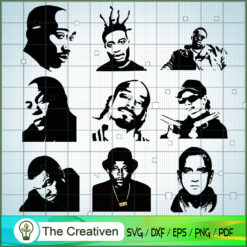 Rapper US Bundle SVG, US Rapper SVG, Famous Star SVG