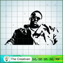 Biggie Smalls SVG, US Rapper SVG, Famous Star SVG