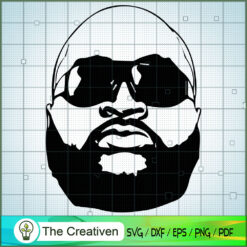 Rick Ross SVG, US Rapper SVG, Famous Star SVG