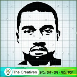 Kanye West SVG, US Rapper SVG, Famous Star SVG
