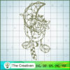 Floral Moon Dream Catcher SVG Cut File for Cricut & Silhouette 2 12 copy 85