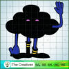 Troller Black Cloud SVG Cut File for Cricut & Silhouette 3 Cloud guy 2 copy