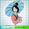 Mulan Cover Umbrella SVG Cut File for Cricut & Silhouette