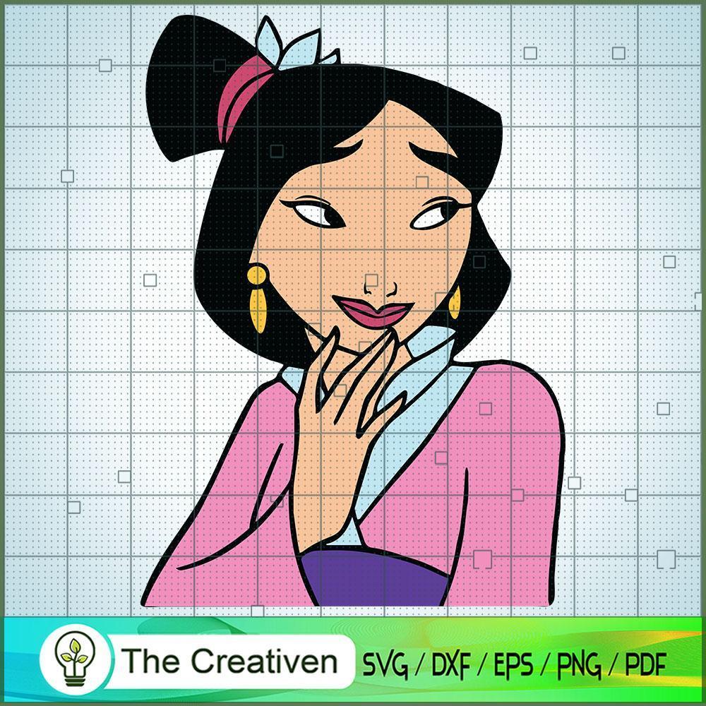 Lover Face Mulan SVG Cut File for Cricut & Silhouette 1 Lover Face Mulan SVG Cut File for Cricut & Silhouette