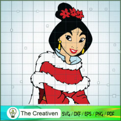 Mulan Christmas SVG Cut File for Cricut & Silhouette