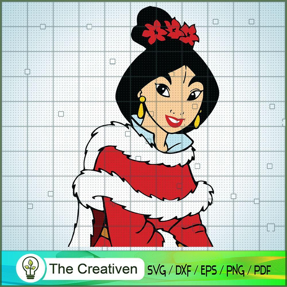 Mulan Christmas SVG Cut File for Cricut & Silhouette 1 Mulan Christmas SVG Cut File for Cricut & Silhouette