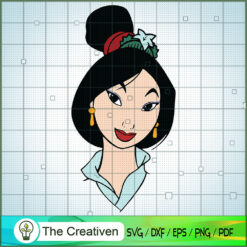 Beautiful Face Mulan SVG Cut File for Cricut & Silhouette