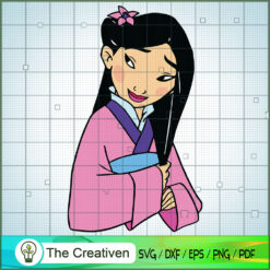Little Girl Mulan SVG Cut File for Cricut & Silhouette