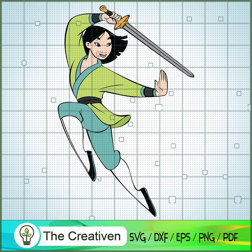 Mulan Fencing SVG Cut File for Cricut & Silhouette 1 Mulan Fencing SVG Cut File for Cricut & Silhouette