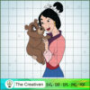 Cute Mulan And Bear SVG Cut File for Cricut & Silhouette