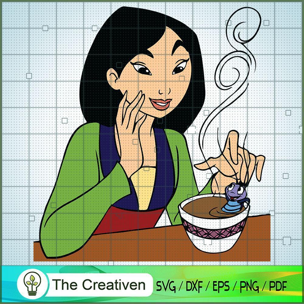Mu Lan Drink Cri-Kee Tea SVG Cut File for Cricut & Silhouette 1 Mu Lan Drink Cri-Kee Tea SVG Cut File for Cricut & Silhouette