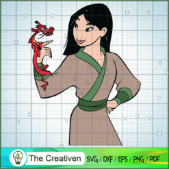 Mushu Talking With Mulan SVG Cut File for Cricut & Silhouette