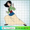 Mulan Martial Arts SVG Cut File for Cricut & Silhouette