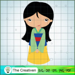 Mulan Kid SVG Cut File for Cricut & Silhouette