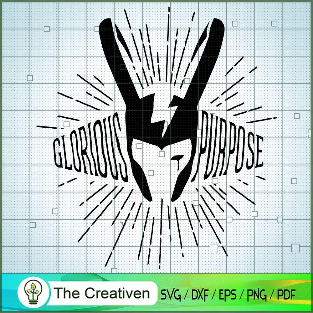 Loki Head Glorious Purpose SVG Cut File for Cricut & Silhouette 1 Loki Head Glorious Purpose SVG Cut File for Cricut & Silhouette