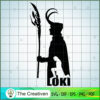 Loki Black Shadow SVG Cut File for Cricut & Silhouette