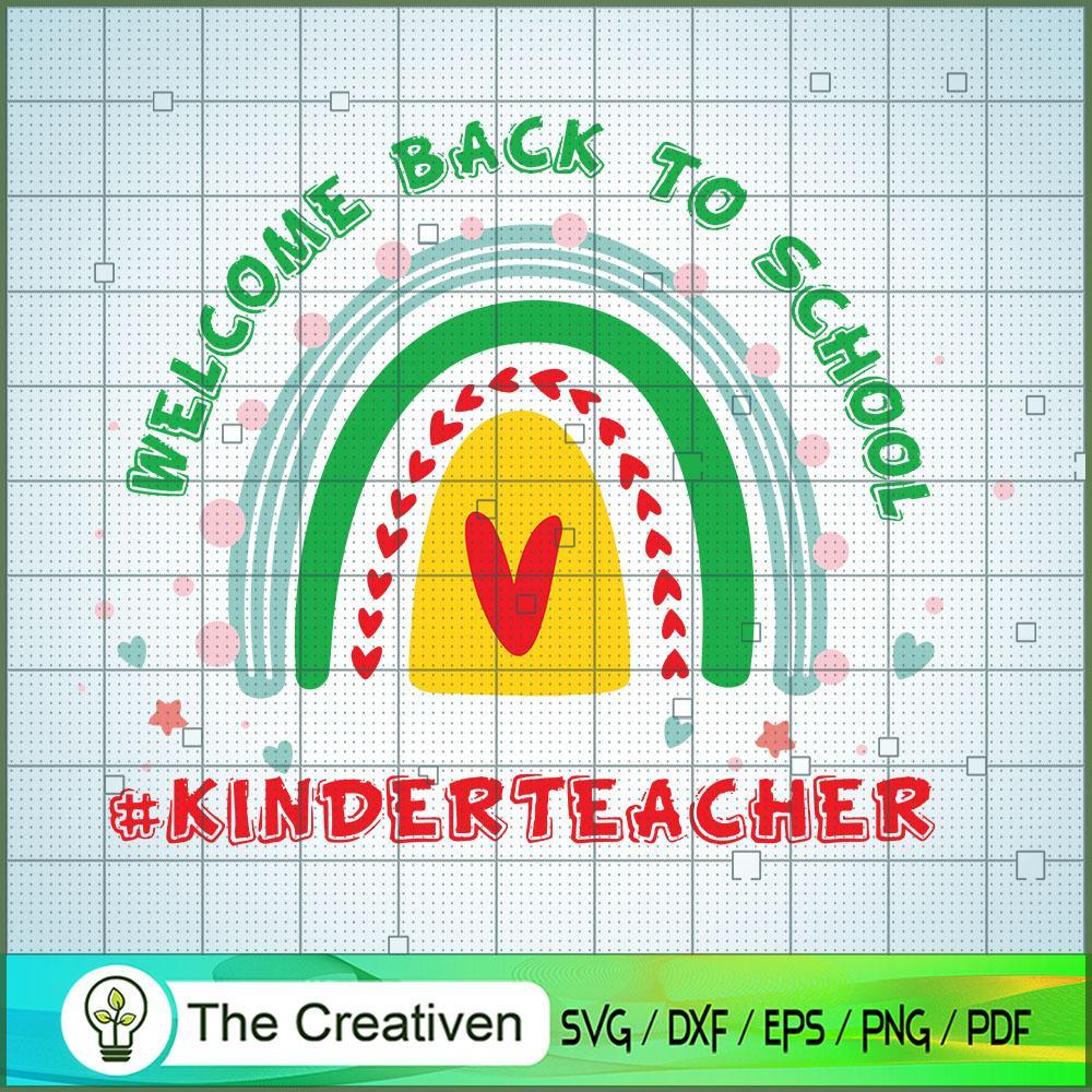 Welcome Back to School Kinde SVG Cut File for Cricut 1 Welcome Back to School Kinde SVG Cut File for Cricut