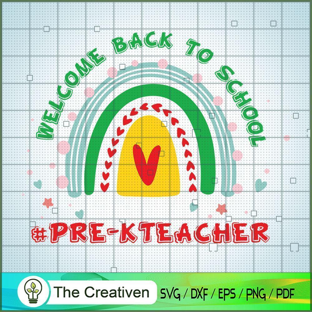 Welcome Back to School Pre K SVG Cut File for Cricut 1 Welcome Back to School Pre K SVG Cut File for Cricut