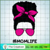 Afro Messy Bun Momlife SVG, Mom Life SVG, Messy Bun SVG 3 95 copy 11