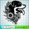 Floral Dog Rottweiler SVG, Dog Breeds SVG, Flower SVG 2 97 copy 10