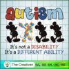 Autism Mickey SVG, Autism SVG, Mickey Disney SVG