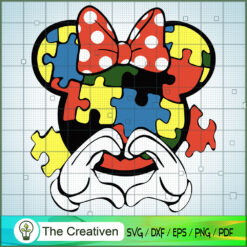 Love Mickey Autism SVG, Autism SVG, Mickey Disney SVG