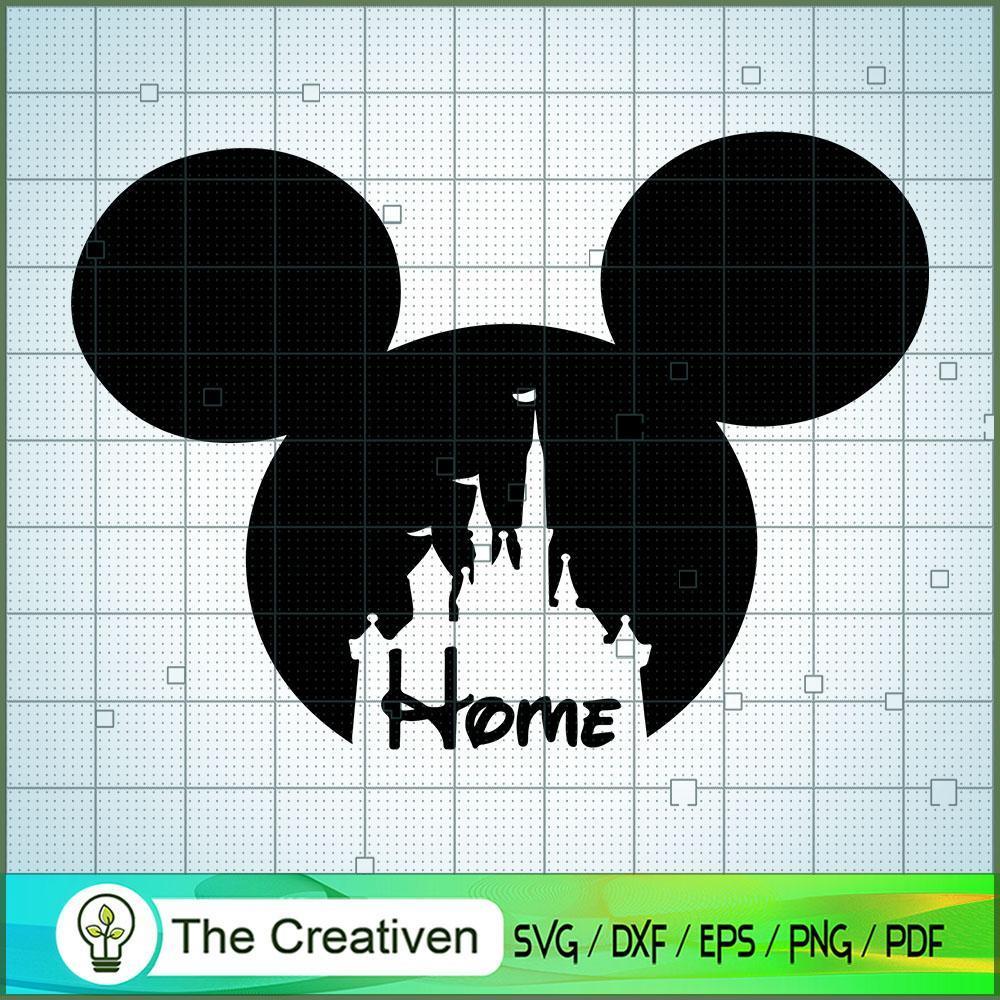 Mickey Black Head Castle SVG, Autism SVG, Mickey Disney SVG 1 Mickey Black Head Castle SVG, Autism SVG, Mickey Disney SVG
