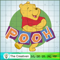 Pooh Happy fun SVG, Winnie The Pooh SVG, Disney Cartoon SVG