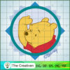 Pooh Head Circle SVG, Winnie The Pooh SVG, Disney Cartoon SVG 3 Pooh039 copy