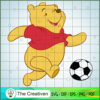 Pooh Play Soccer No Background SVG Cut File for Cricut & Silhouette 3 Pooh036 copy