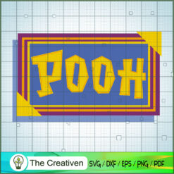 Pooh Logo  SVG, Winnie The Pooh SVG, Disney Cartoon SVG
