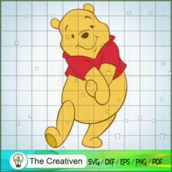 Pooh Body SVG, Winnie The Pooh SVG, Disney Cartoon SVG