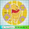 Pooh Laugh Flower SVG, Winnie The Pooh SVG, Disney Cartoon SVG
