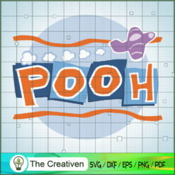 Pooh Logo SVG, Winnie The Pooh SVG, Disney Cartoon SVG
