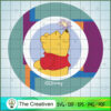 Circle Colorful Winnie The Pooh SVG Cut File for Cricut & Silhouette
