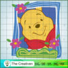 Pooh Smile Flower SVG, Winnie The Pooh SVG, Disney Cartoon SVG 3 Pooh051 copy