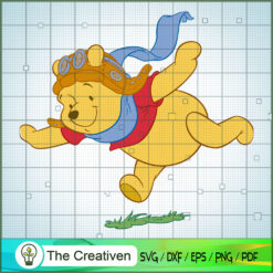 Pilot Pooh SVG Cut File for Cricut & Silhouette Design 24165