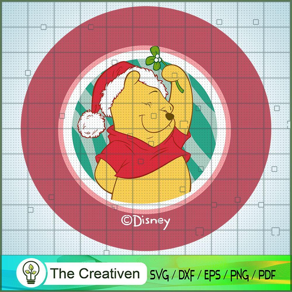 Winnie The Pooh Santa Claus Hat SVG Cut File for Cricut & Silhouette 1 Winnie The Pooh Santa Claus Hat SVG Cut File for Cricut & Silhouette