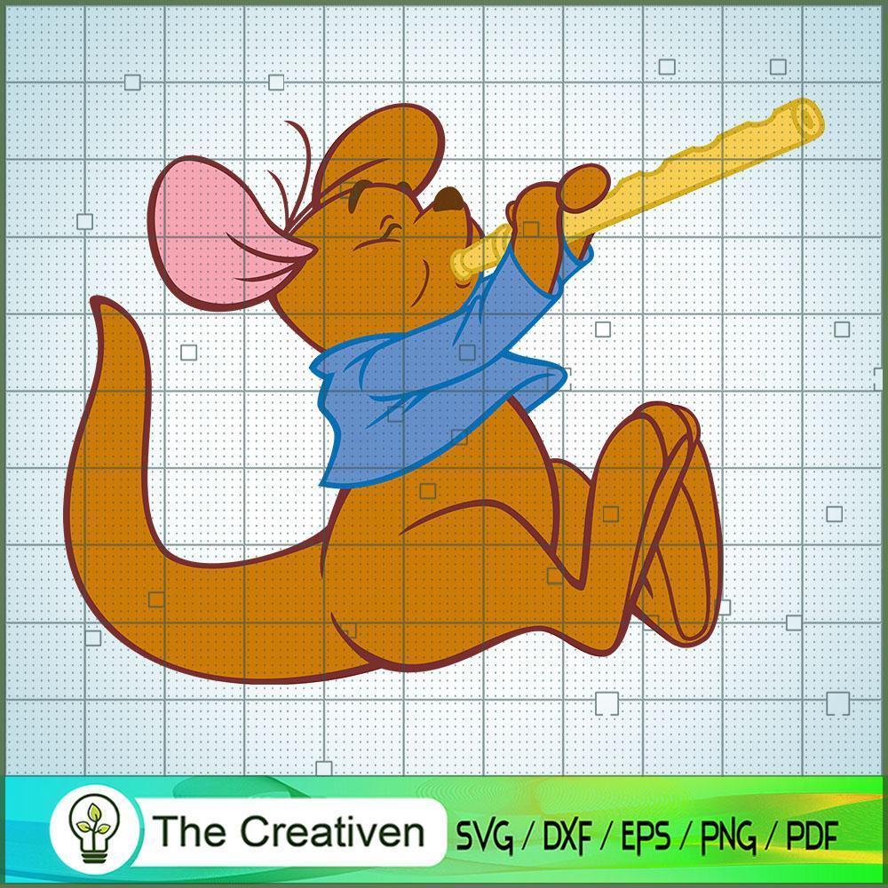 Roo Play Flute No Background SVG Cut File for Cricut & Silhouette 1 Roo Play Flute No Background SVG Cut File for Cricut & Silhouette
