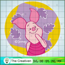 Funny Face Piglet SVG Cut File for Cricut & Silhouette