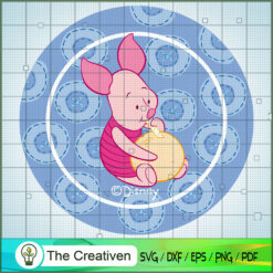 Piglet Bibulous SVG Cut File for Cricut & Silhouette