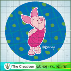 Cute Baby Piglet SVG Cut File for Cricut & Silhouette