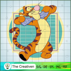 Gentleman Tigger Cool SVG, Winnie The Pooh SVG, Disney Cartoon SVG