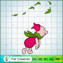 Piglet Wind SVG, Winnie The Pooh SVG, Disney Cartoon SVG