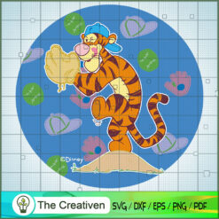 Tigger Play Soccer Fun SVG Cut File for Cricut & Silho Design 23877